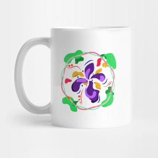 flower Colorful pattern splash Mug